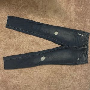 Articles of Society, blue distressed jeans.